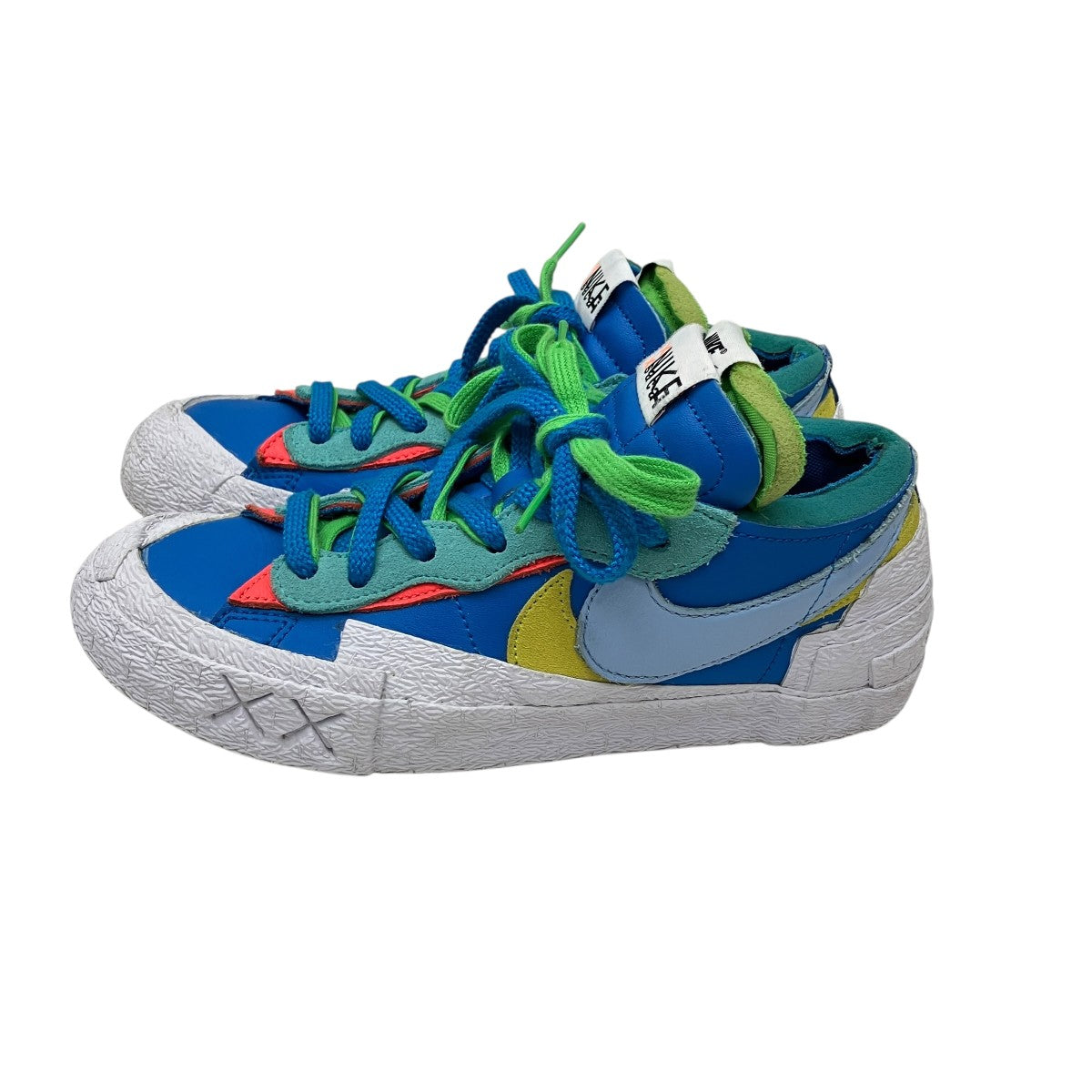 sacai×NIKE Blazer Low Neptune BlueスニーカーDM7901 400 古着・中古-3枚目のアイテム画像