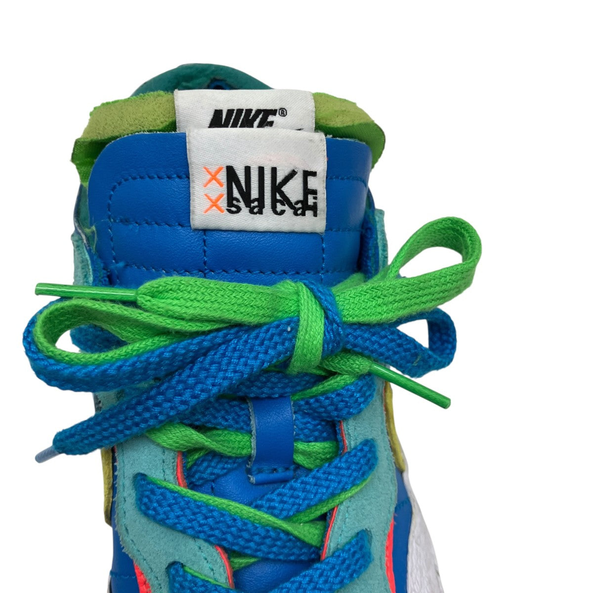 sacai×NIKE Blazer Low Neptune BlueスニーカーDM7901 400 古着・中古-5枚目のアイテム画像