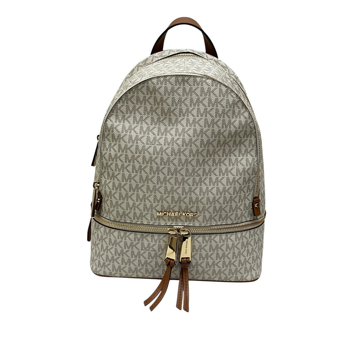 MICHAEL KORS(マイケルコース) ロゴ柄リュック ホワイト｜【公式