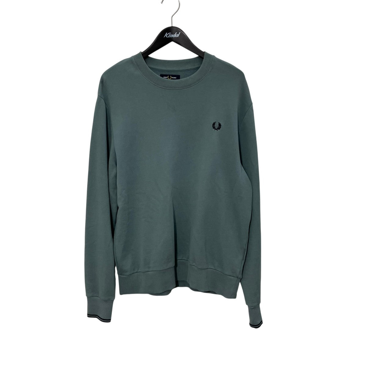FRED PERRY クルーネックスウェットM7535 古着・中古-1枚目のアイテム画像