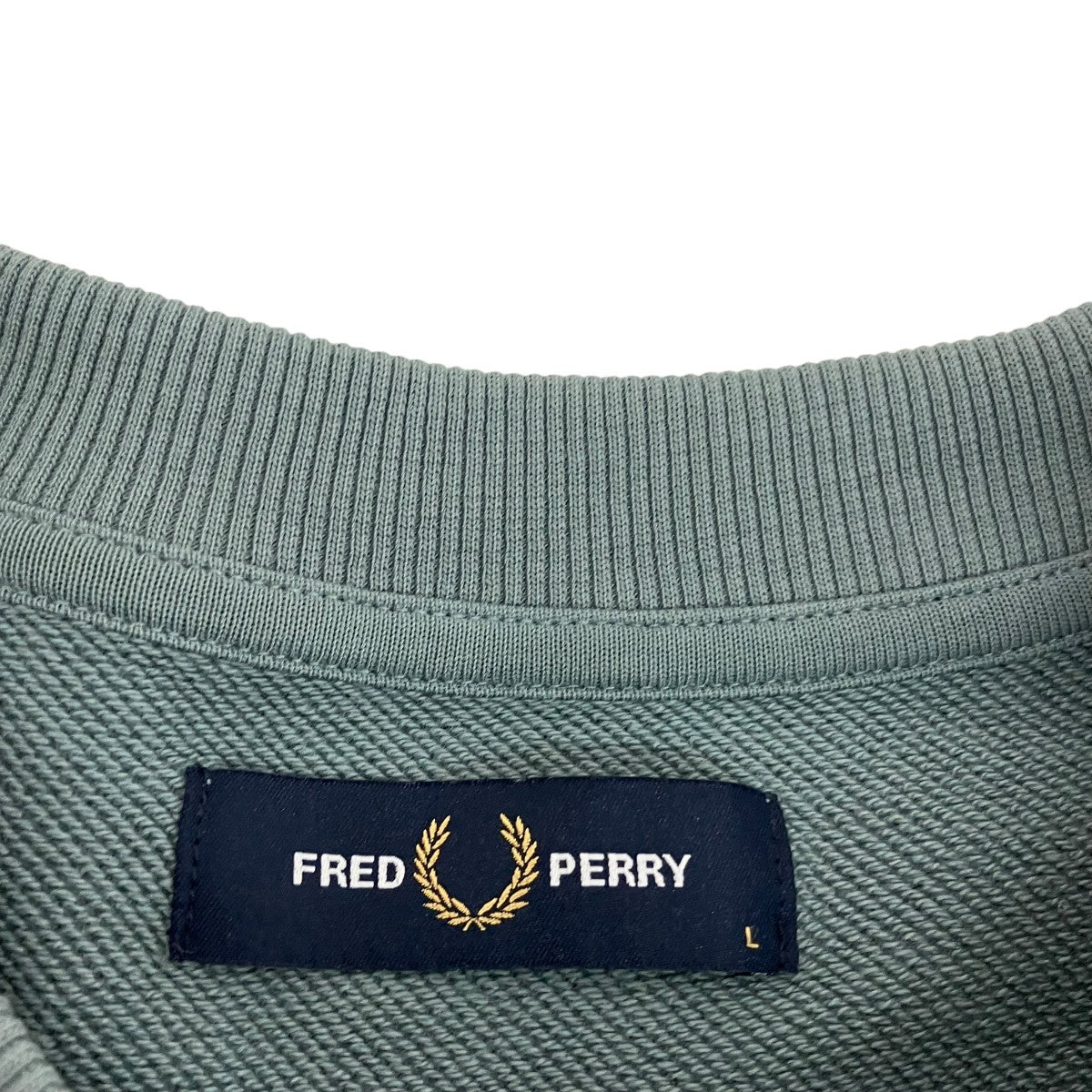 FRED PERRY クルーネックスウェットM7535 古着・中古-8枚目のアイテム画像