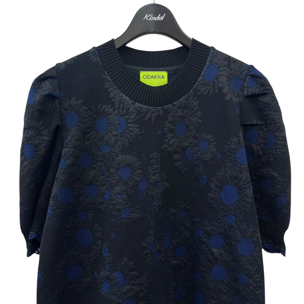 ジャガード半袖ニットOH24SS-KN12