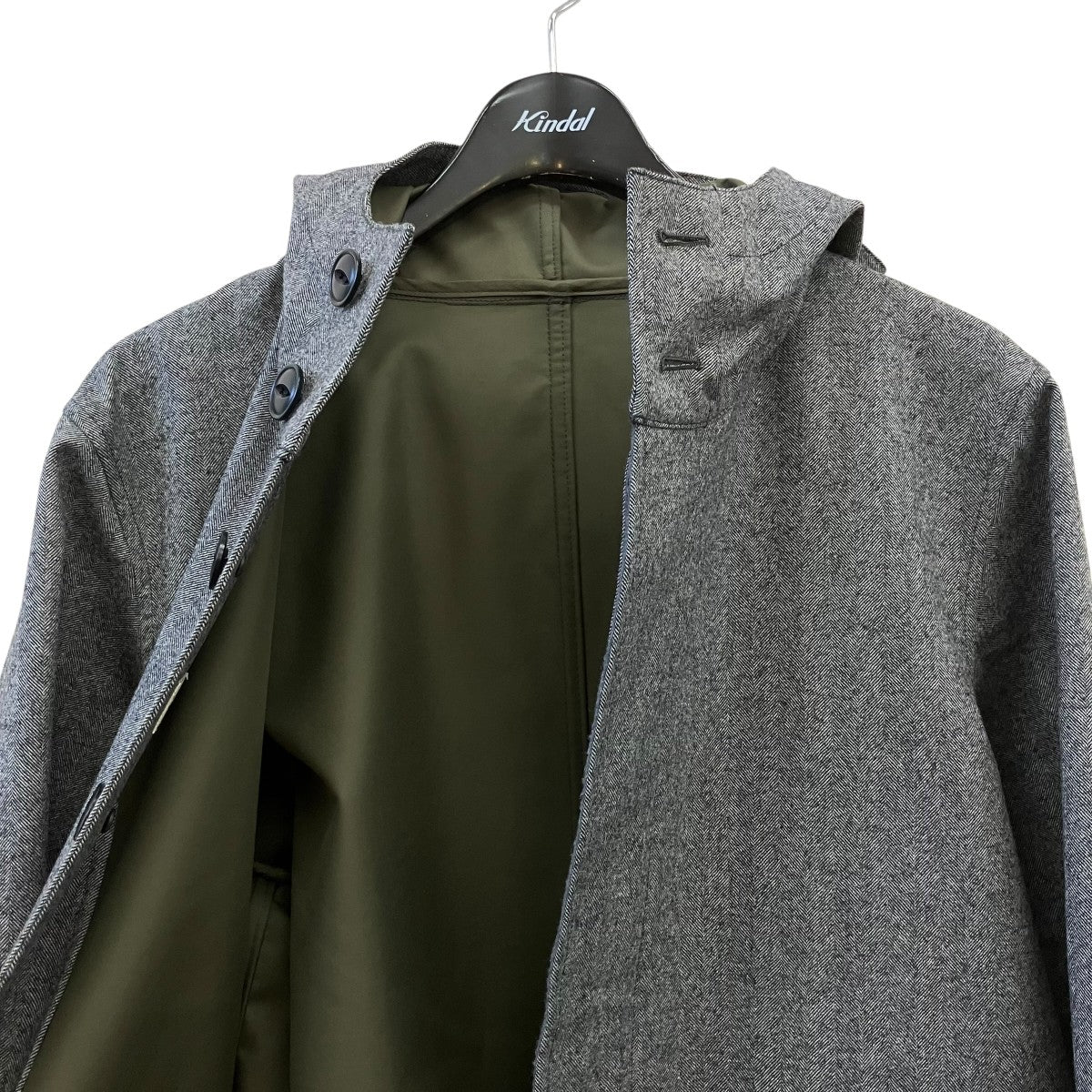 M．I．D．A． フード付コートM173011 Bonding Hooded Coat 古着・中古-4枚目のアイテム画像