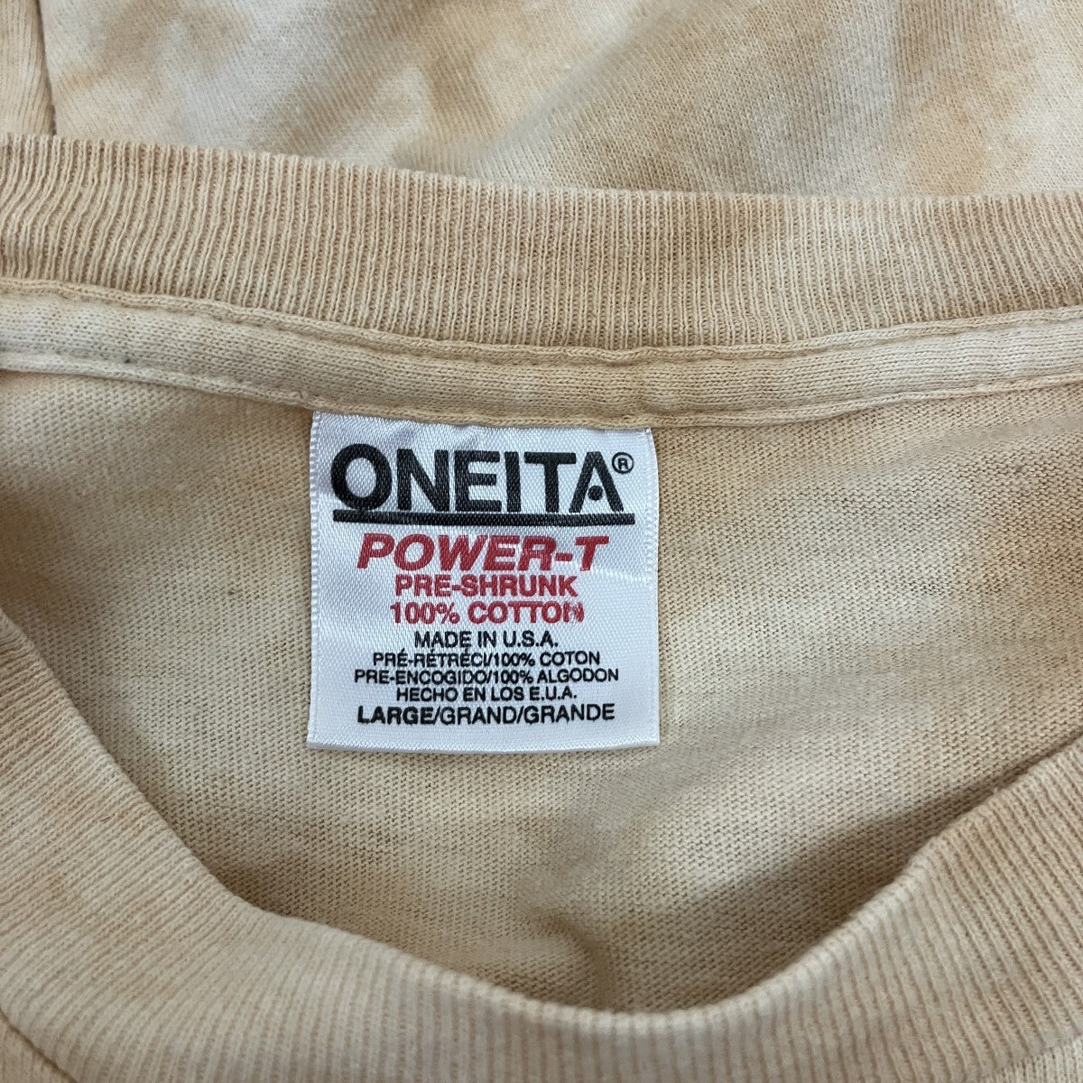 ONEITA 80S vintage半袖TシャツALBUQUERQUE 古着・中古-5枚目のアイテム画像