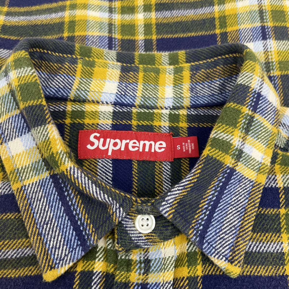 25SSOld English Plaid Flannel Shirtチェックネルシャツ