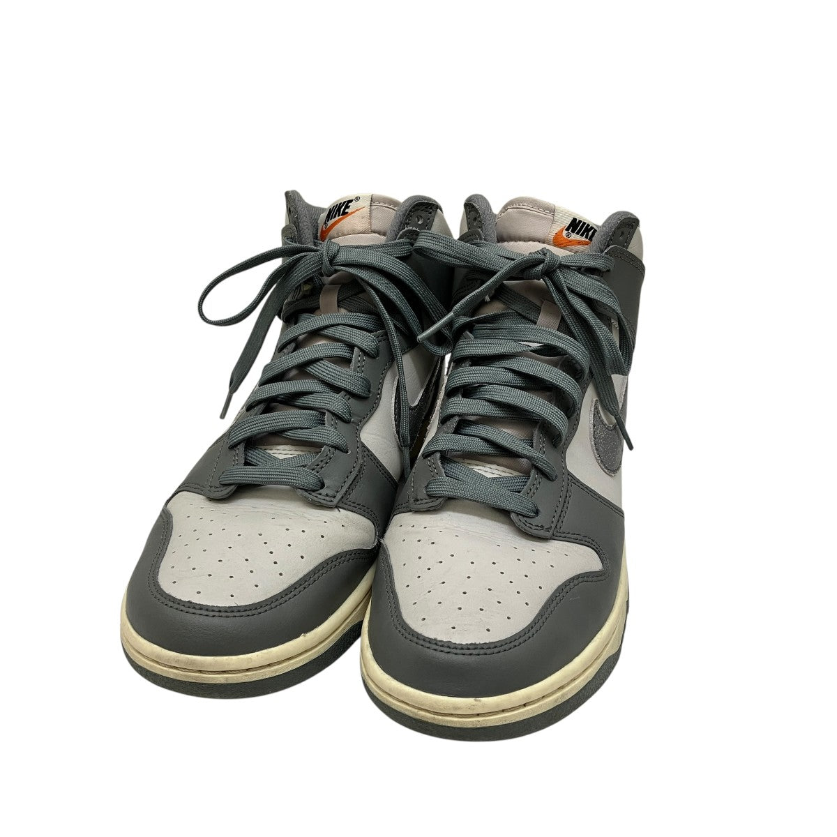 NIKE Dunk High Retro SE Vintage Light Bone and Tumbled GreyスニーカーDM0582-001 古着・中古-1枚目のアイテム画像