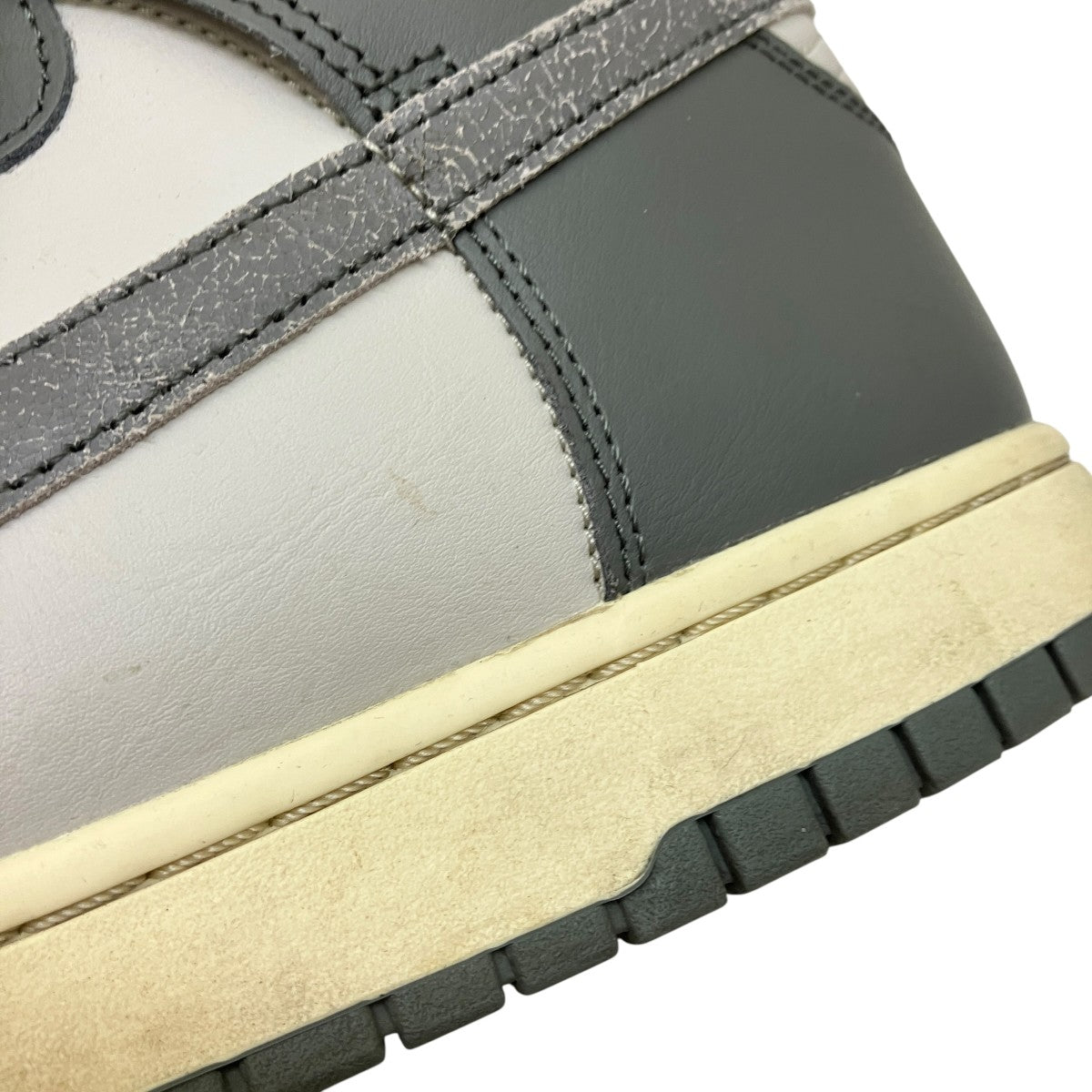 NIKE Dunk High Retro SE Vintage Light Bone and Tumbled GreyスニーカーDM0582-001 古着・中古-6枚目のアイテム画像