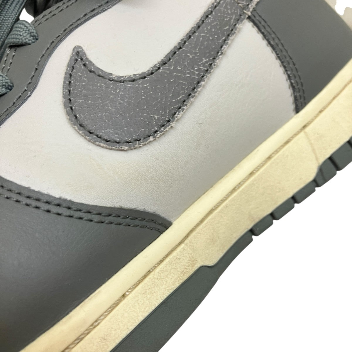 NIKE Dunk High Retro SE Vintage Light Bone and Tumbled GreyスニーカーDM0582-001 古着・中古-7枚目のアイテム画像