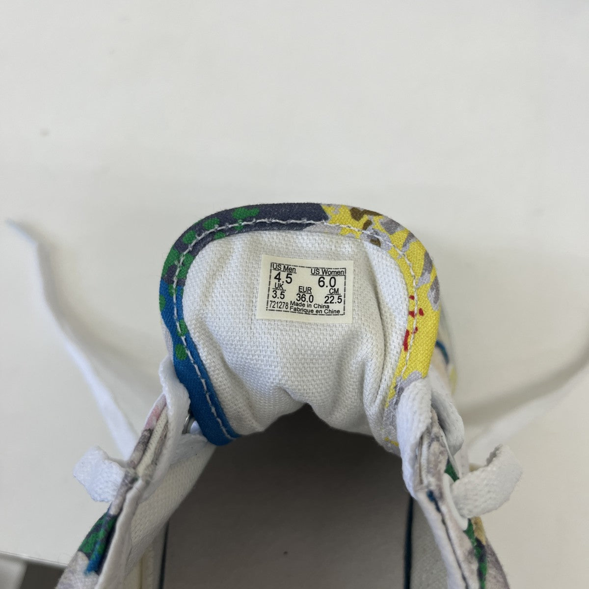 VANS×KENZO ローカットスニーカー 古着・中古-7枚目のアイテム画像