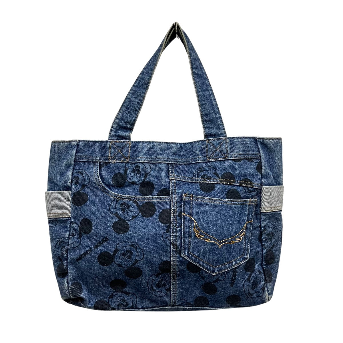 RODEO CROWNS(ロデオクラウンズ) MICKEYデニムトートバッグ インディゴ