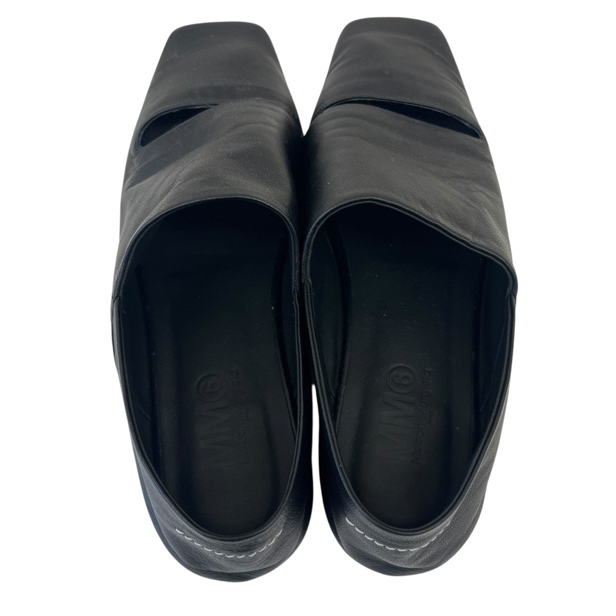 MM6 Maison Margiela(マルタンマルジェラ) フラットシューズ ブラック