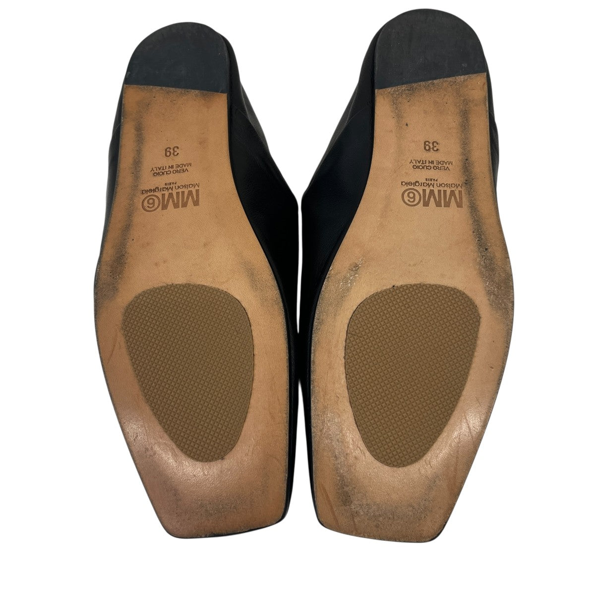 MM6 Maison Margiela(マルタンマルジェラ) フラットシューズ ブラック