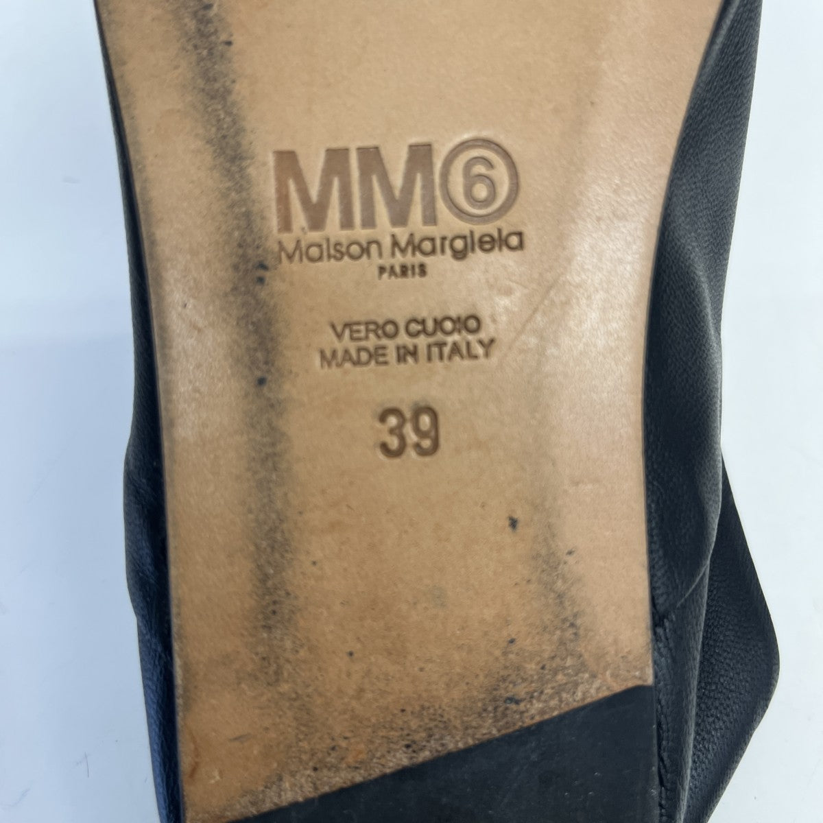 MM6 Maison Margiela(マルタンマルジェラ) フラットシューズ ブラック