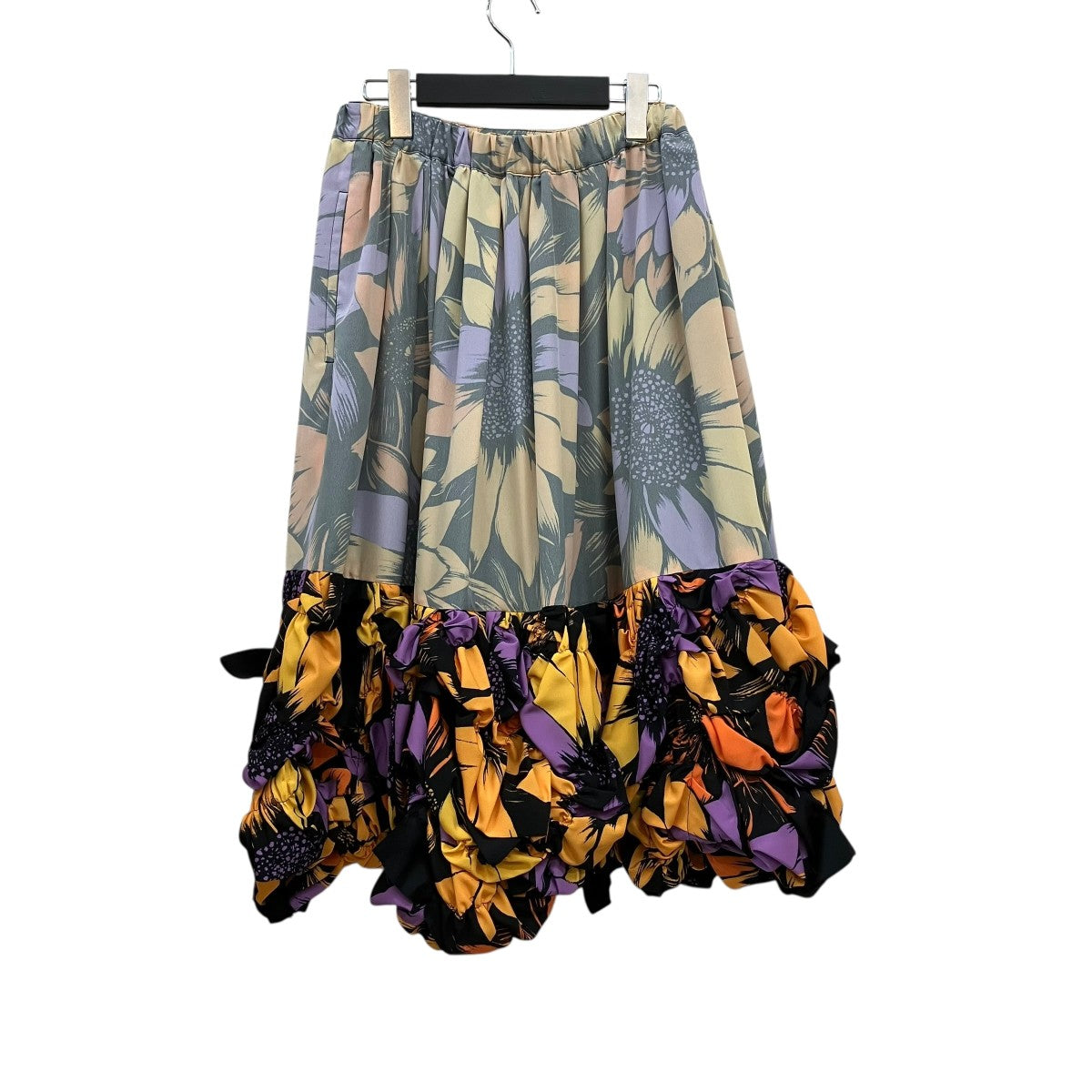 COMME des GARCONS 花柄裾デザインスカートGM-S009 24ss 古着・中古-2枚目のアイテム画像
