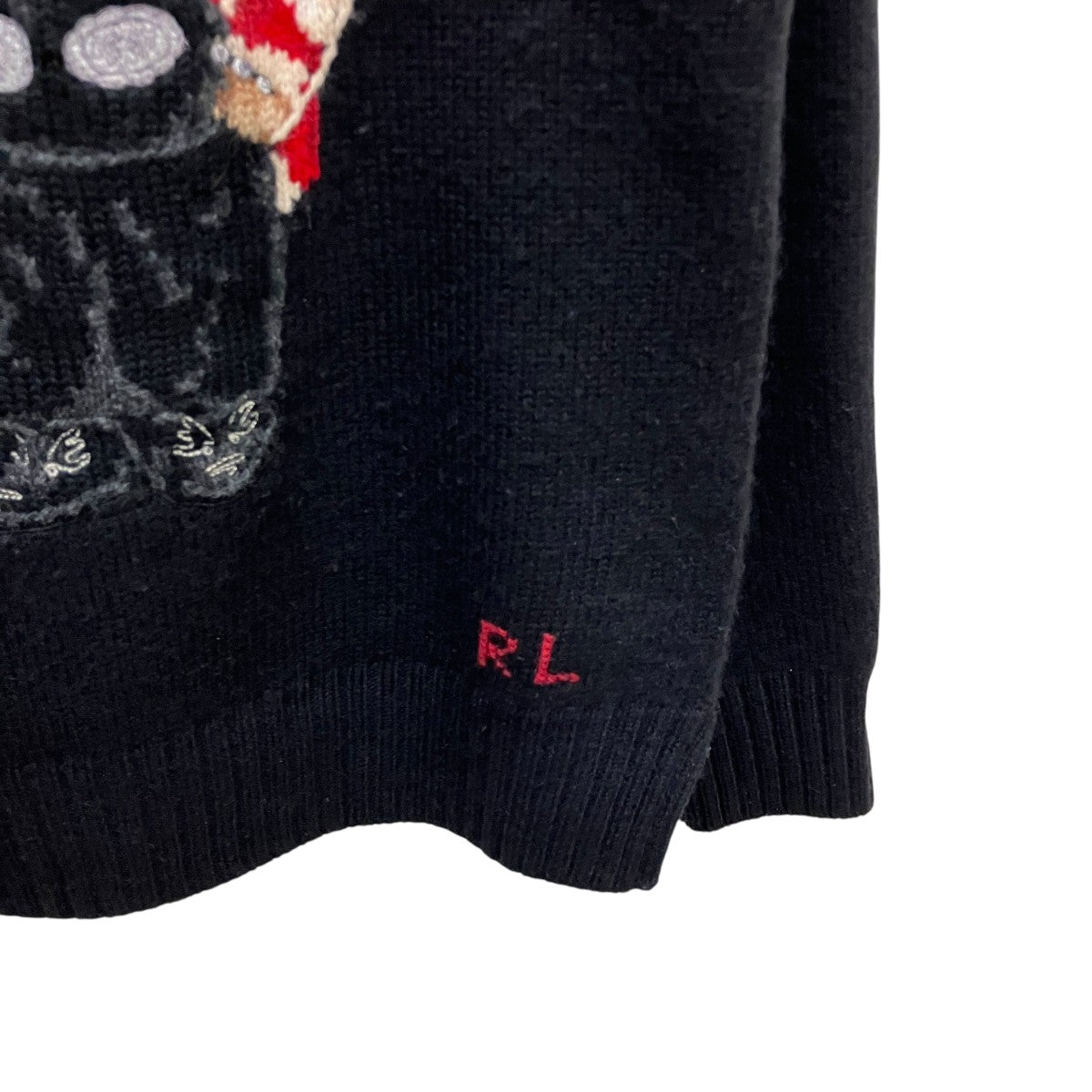 POLO RALPH LAUREN Polo Bearカシミヤ混ニット 古着・中古-4枚目のアイテム画像