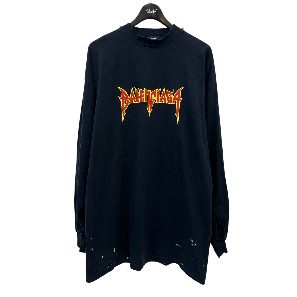 BALENCIAGA ダメージ加工長袖Tシャツ693949 古着・中古-1枚目のアイテム画像