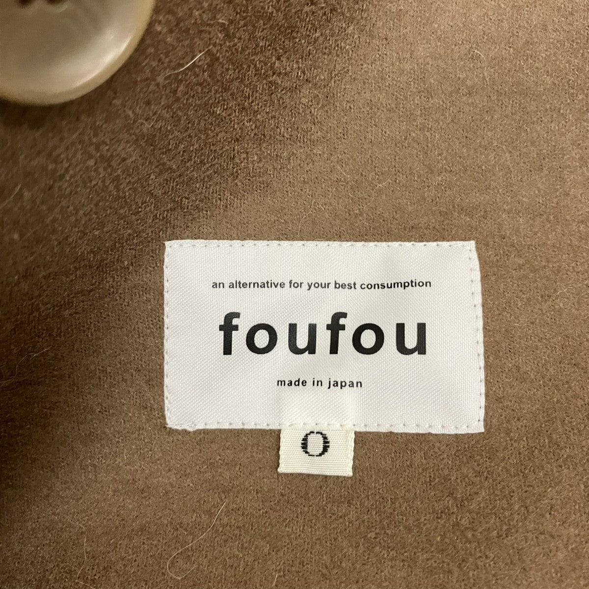foufou ウールトレンチコートFF92CO02 古着・中古-6枚目のアイテム画像