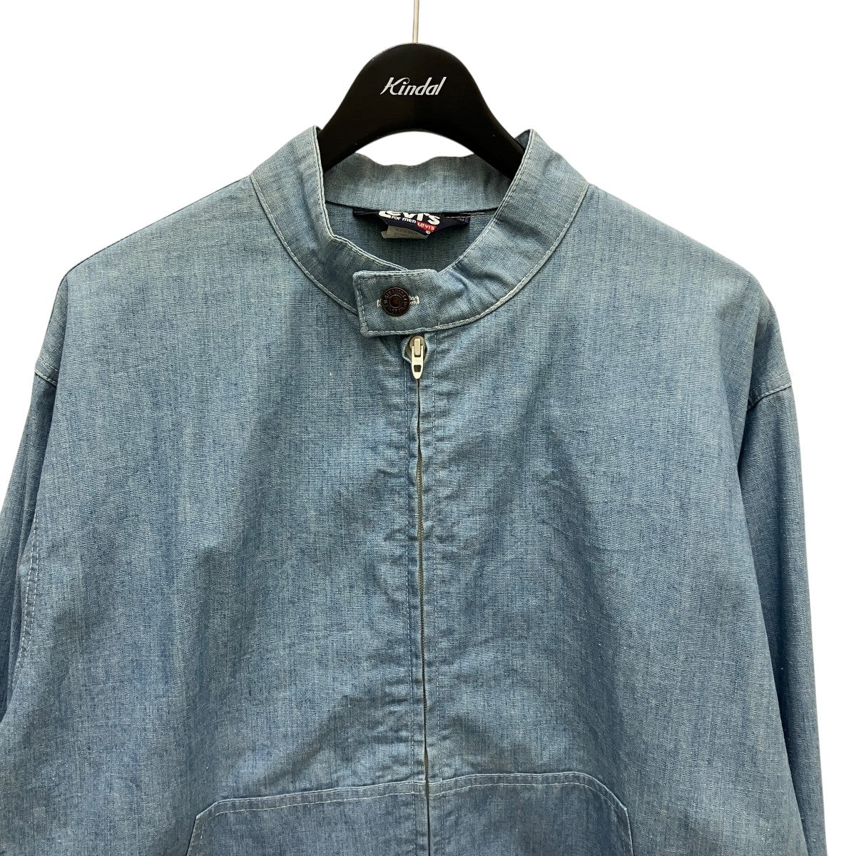 70s LEVI’S Stand-Collar Fade Blue Denimデニムジャケット73499-4312
