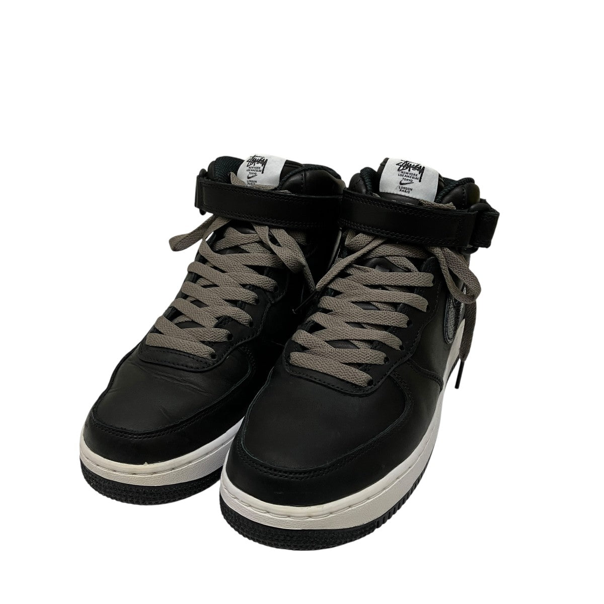 NIKE×stussy AIR FORCE 1 07 MID SPスニーカーDJ7840-001 古着・中古-1枚目のアイテム画像