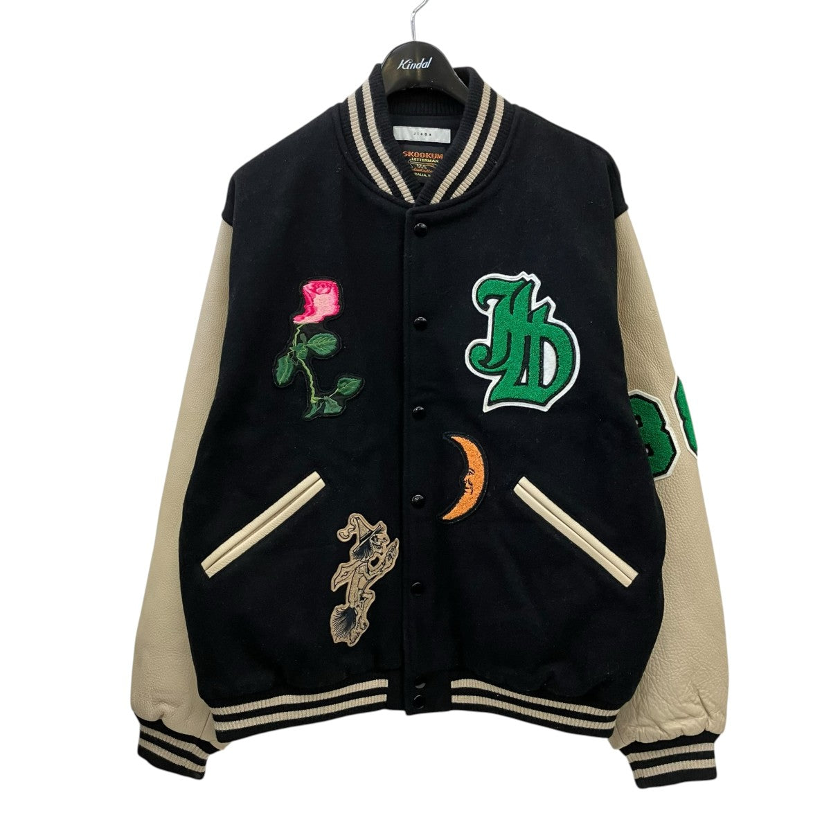 Jieda×SKOOKUM PATCH STADIUM JACKETスタジャンJie-22W-JK04 古着・中古-1枚目のアイテム画像