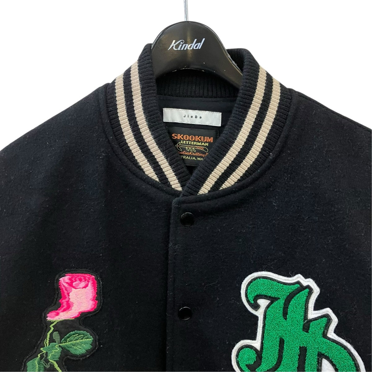 Jieda×SKOOKUM PATCH STADIUM JACKETスタジャンJie-22W-JK04 古着・中古-2枚目のアイテム画像