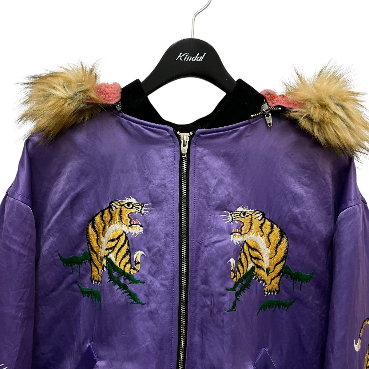 KOREAN Jacket With Fur Hoodie中綿ジャケット22AWJ-2