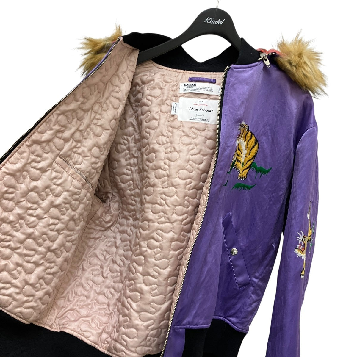 KOREAN Jacket With Fur Hoodie中綿ジャケット22AWJ-2