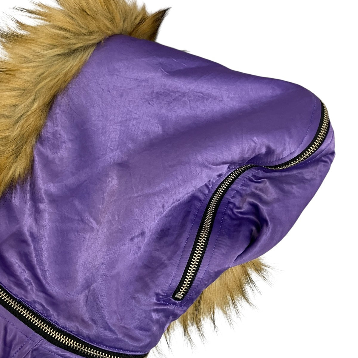 KOREAN Jacket With Fur Hoodie中綿ジャケット22AWJ-2