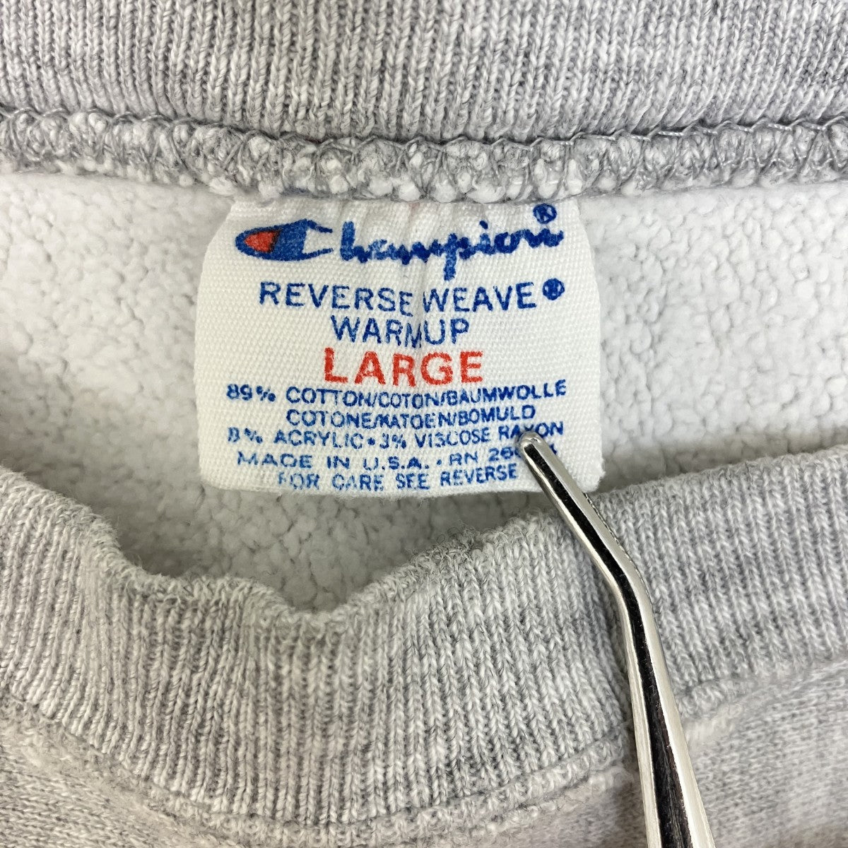 Champion REVERSE WEAVE 80’S Vintageスウェット 古着・中古-5枚目のアイテム画像