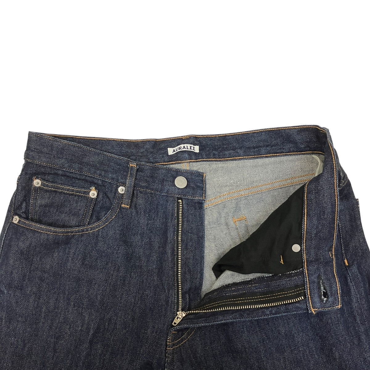 AURALEE HARD TWIST DENIM 5P PANTSデニムパンツA00P01DM 古着・中古-3枚目のアイテム画像