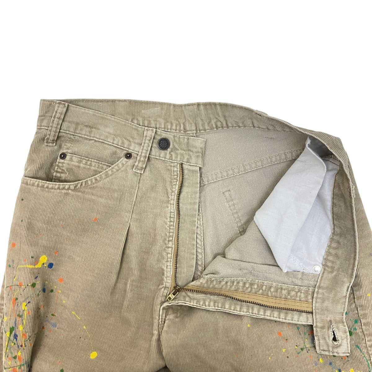 CHANGES ペンキ加工コーヂュロイパンツ 古着・中古-3枚目のアイテム画像