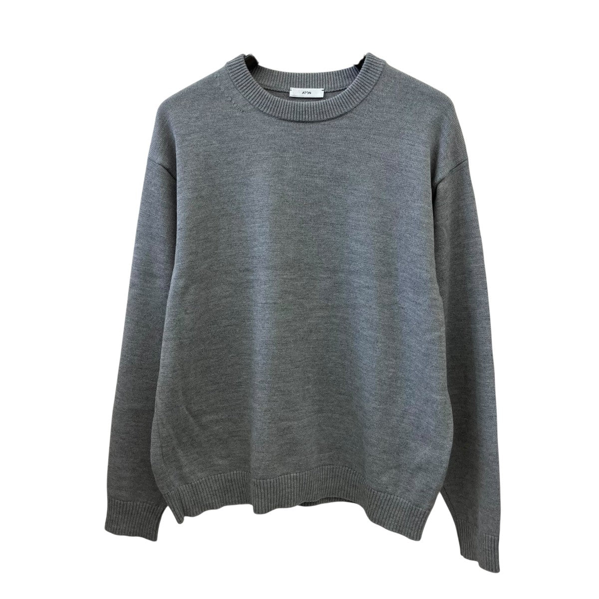 Wool Washi Crew Neck Sweaterクルーネックニット8019444