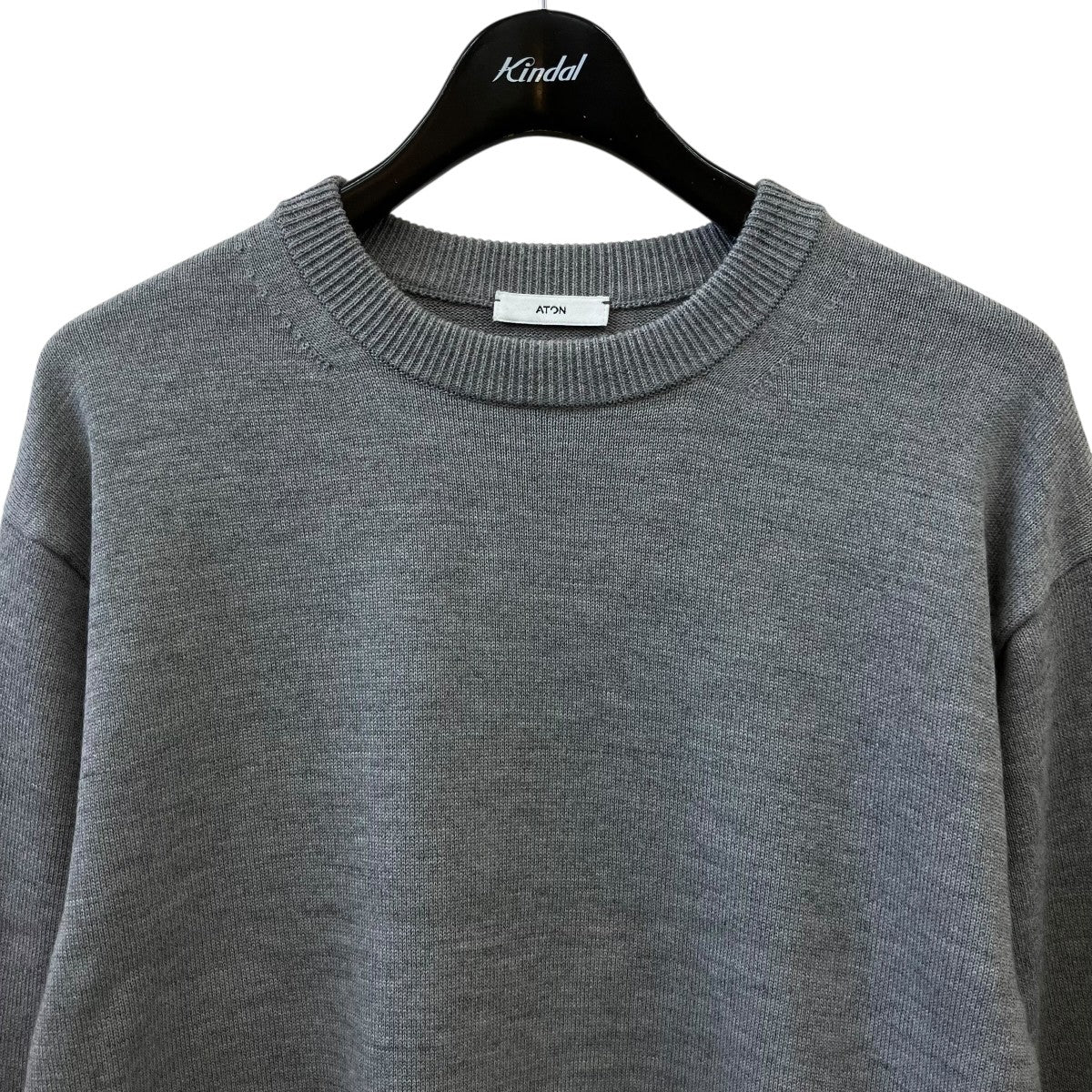 Wool Washi Crew Neck Sweaterクルーネックニット8019444