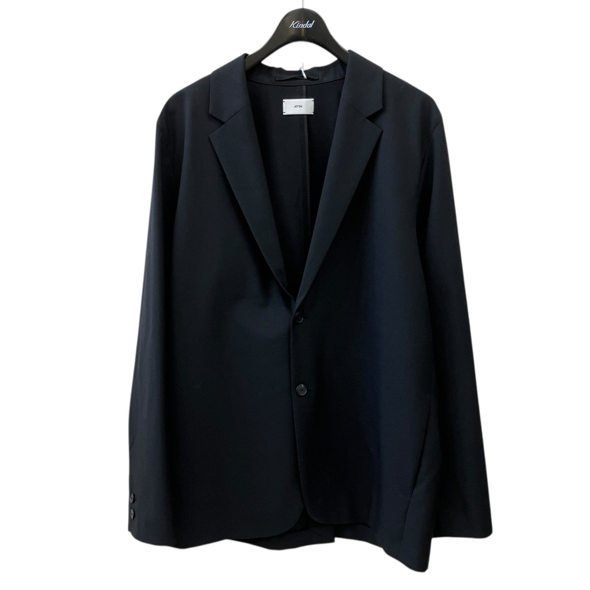 ATON WOOL TROPICAL TAILORED JACKETテーラードジャケット8026898 古着・中古-1枚目のアイテム画像