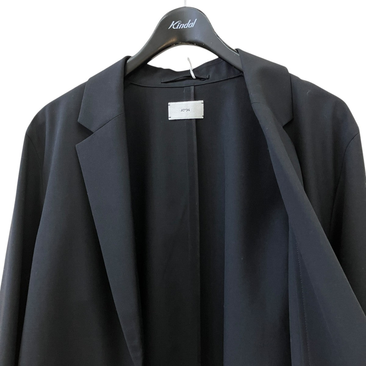 ATON WOOL TROPICAL TAILORED JACKETテーラードジャケット8026898 古着・中古-3枚目のアイテム画像