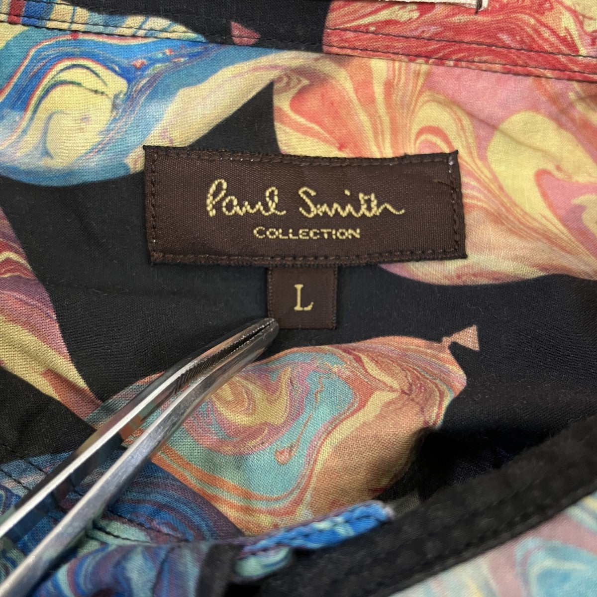 Paul Smith COLLECTION バルーンプリントシャツ 古着・中古-5枚目のアイテム画像