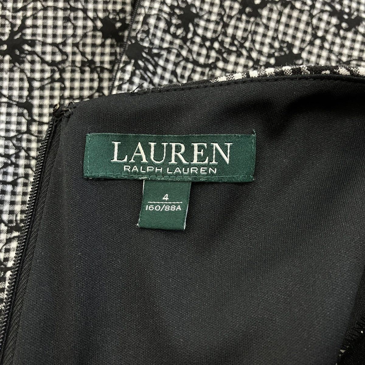 LAUREN RALPH LAUREN チェックワンピース 古着・中古-6枚目のアイテム画像