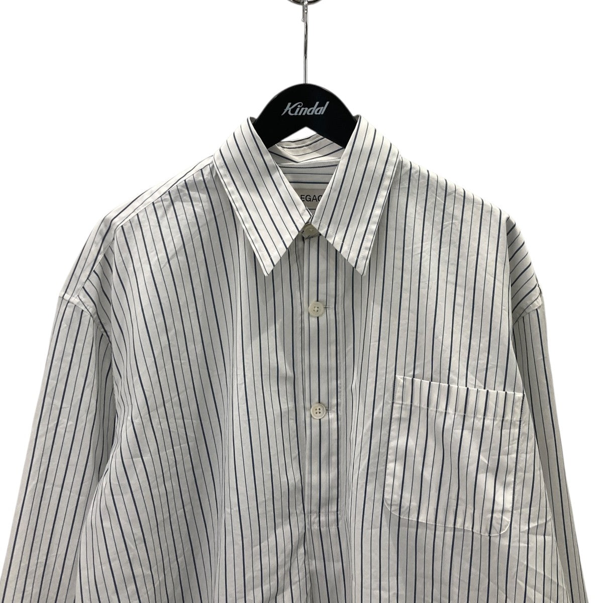 POPOVER SHIRTストライプ長袖シャツM2232PSO
