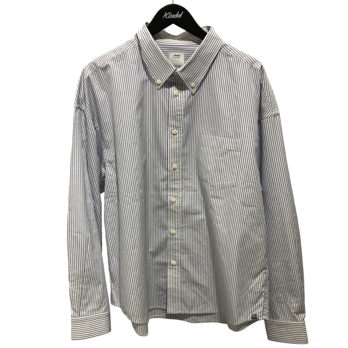 B．D． SHIRT L／Sストライプシャツ0124105011012
