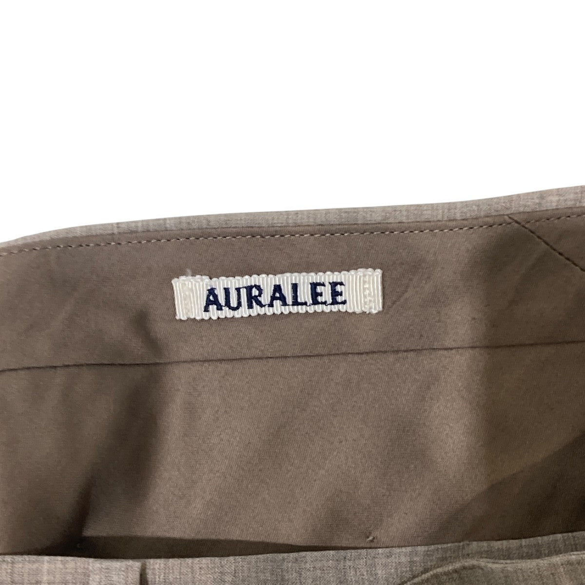 AURALEE SUPER FINE TROPICAL WOOL SLACKSスラックスA25SP03WT 古着・中古-6枚目のアイテム画像