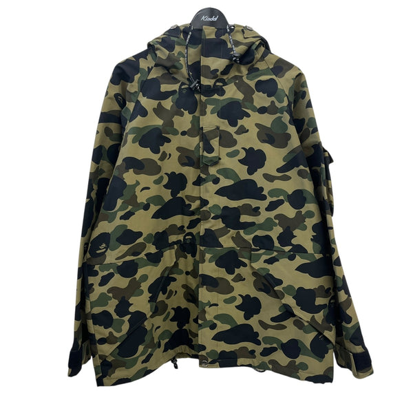 A BATHING APE(アベイシングエイプ) スノボジャケット グリーン サイズ