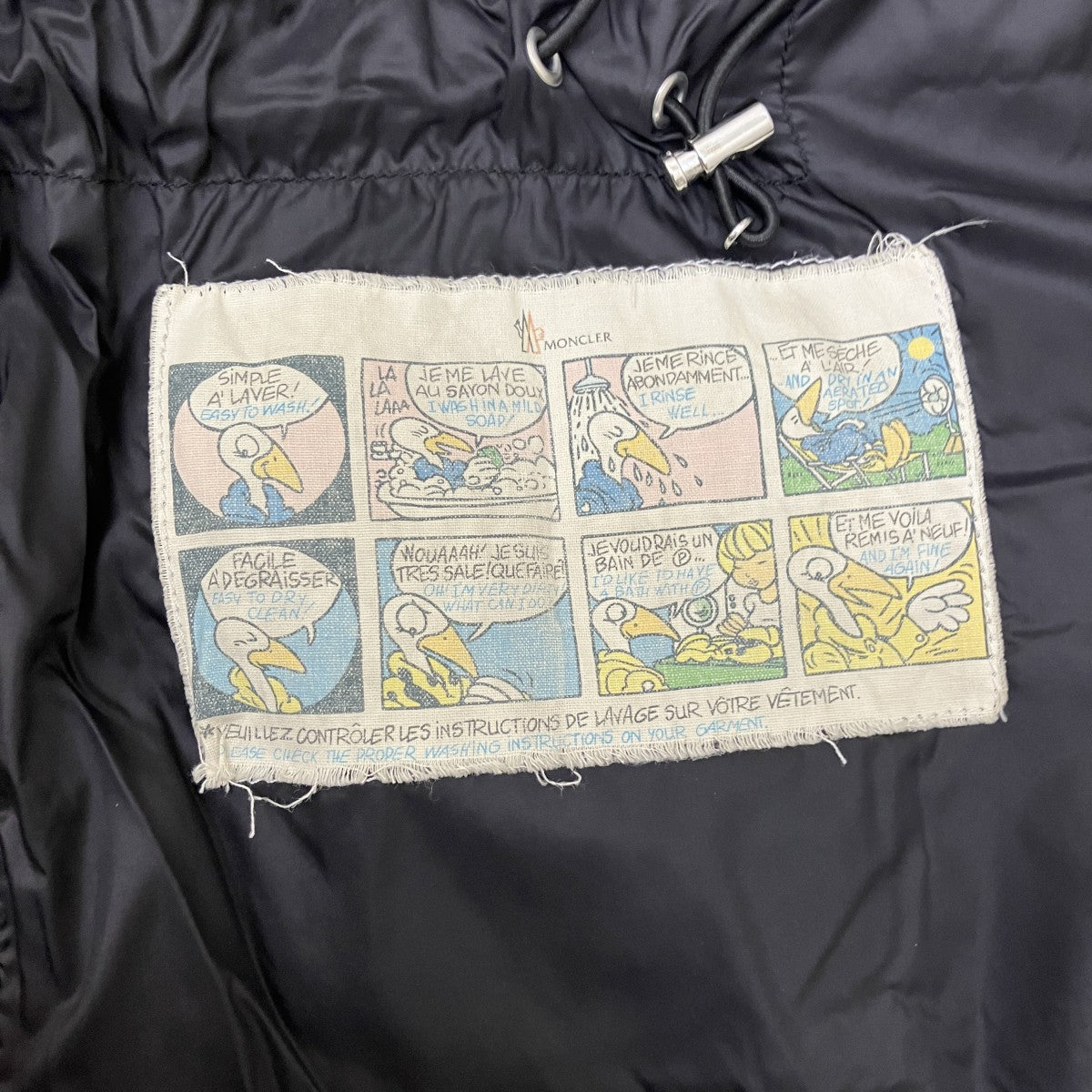 MONCLER SAUTERNEカモフラージュ柄ダウンジャケット 古着・中古-10枚目のアイテム画像