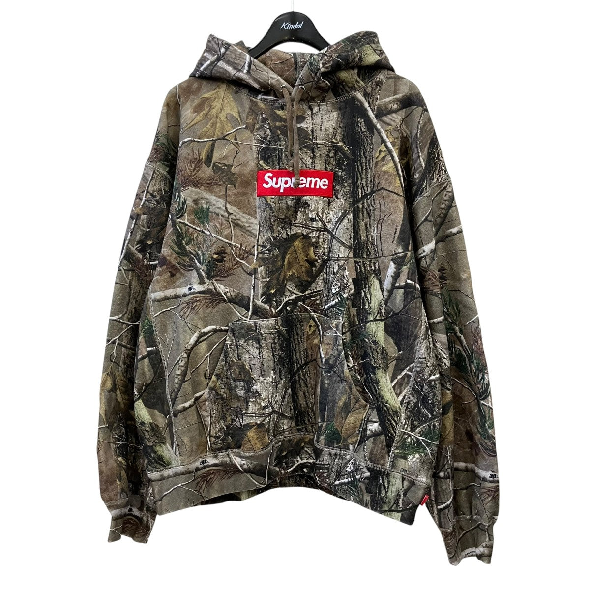 supreme Box Logo Hooded Sweatshirt Realtree総柄プルオーバーパーカー25FW 古着・中古-1枚目のアイテム画像
