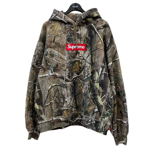 supreme(シュプリーム) Box Logo Hooded Sweatshirt Realtree総柄プル