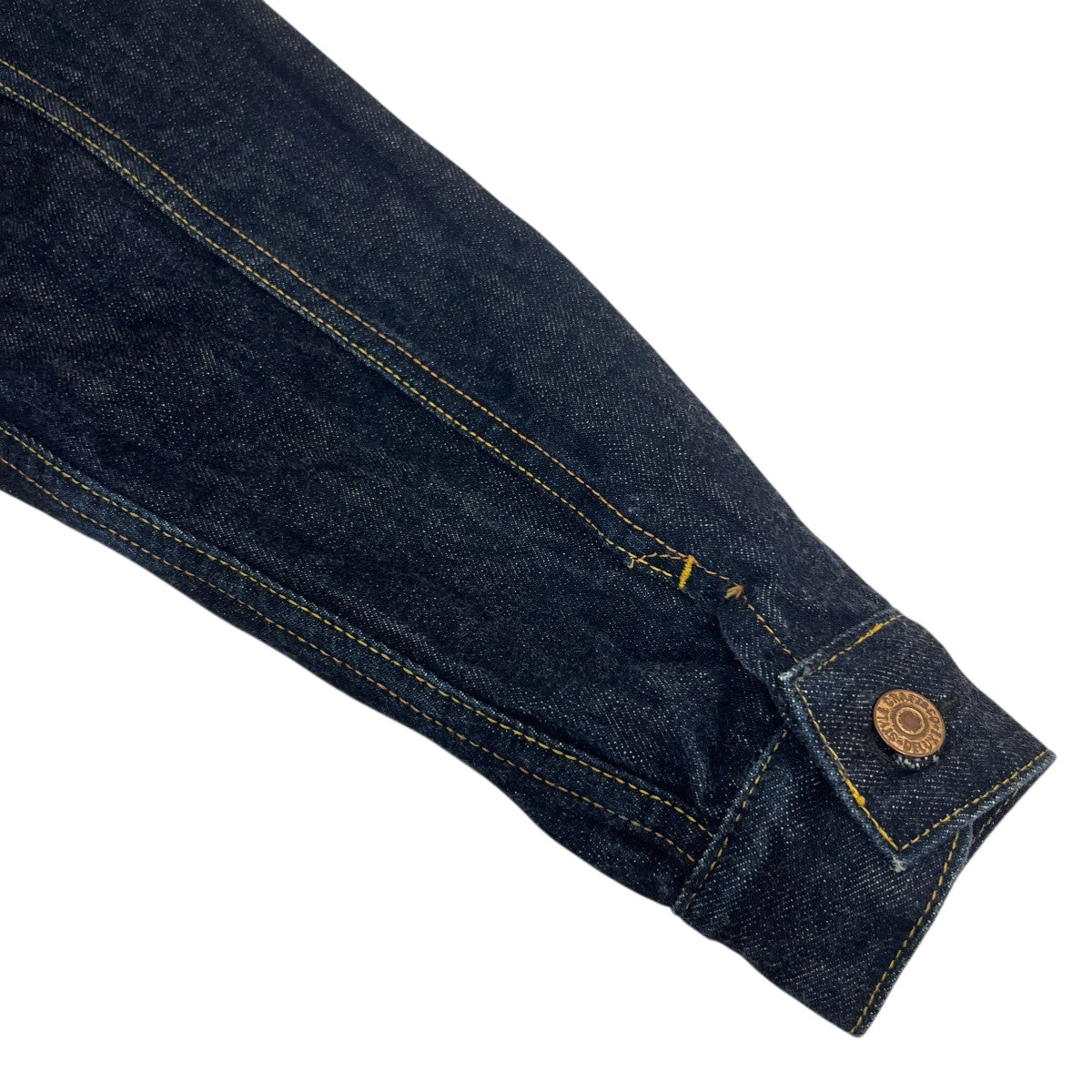 EVISU ノーカラーデニムジャケット 古着・中古-4枚目のアイテム画像