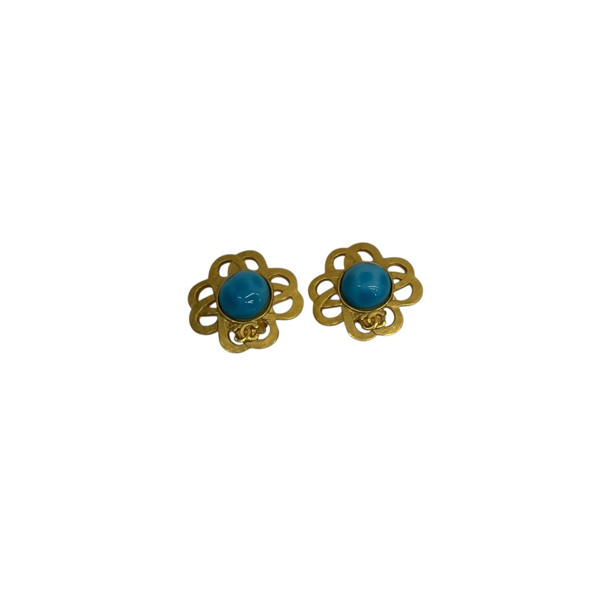 CHANEL グリポアイヤリング 古着・中古-1枚目のアイテム画像