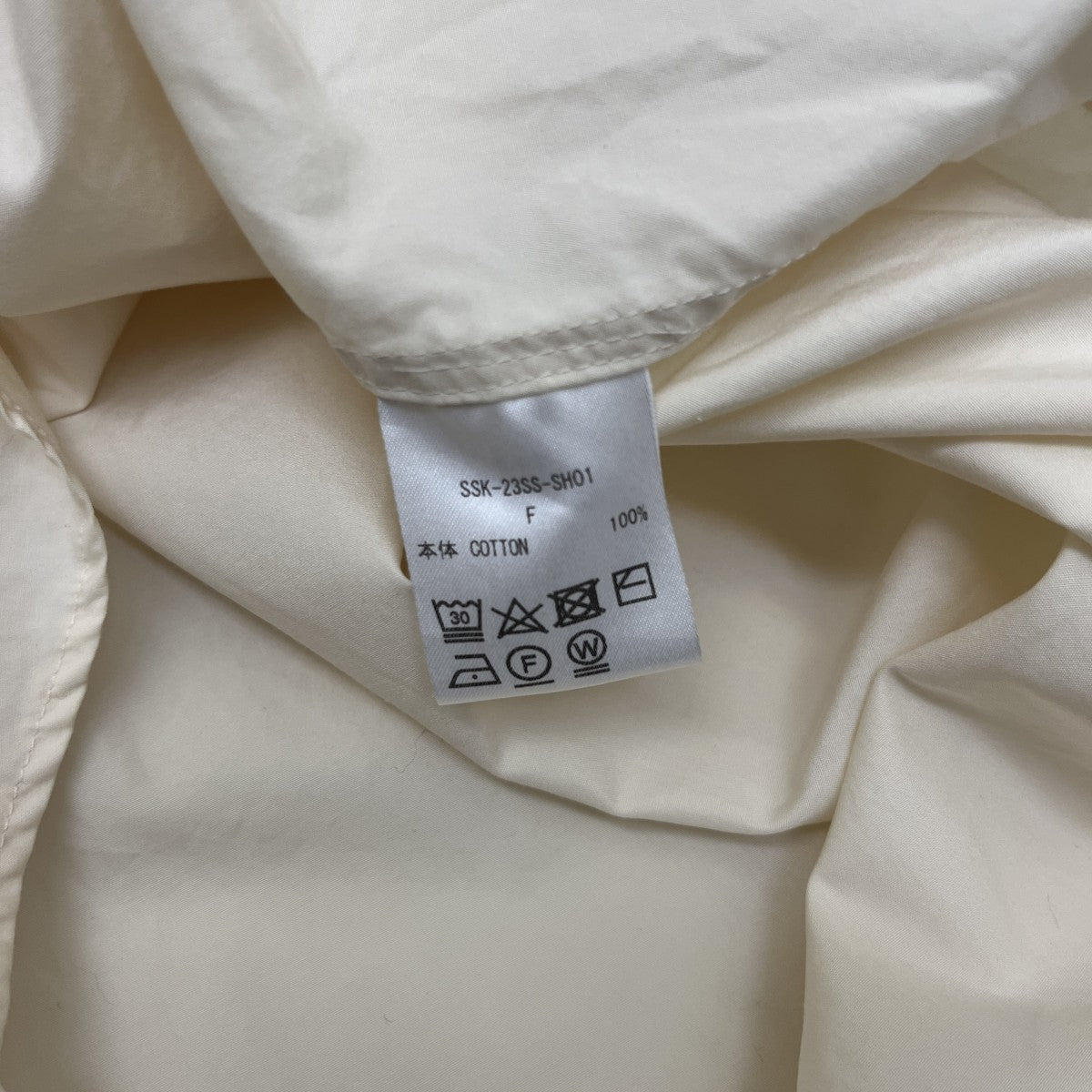 THESHISHIKUI レギュラーカラーシャツSSK-23SS-SH01 古着・中古-5枚目のアイテム画像