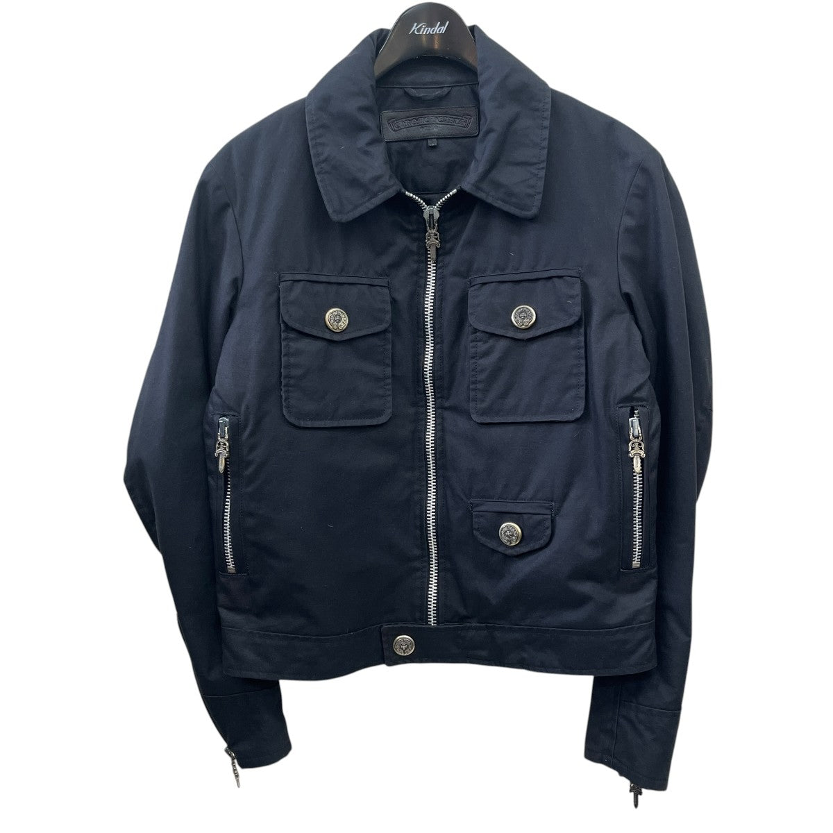 CHROME HEARTS Police man jacketジップブルゾン 古着・中古-1枚目のアイテム画像