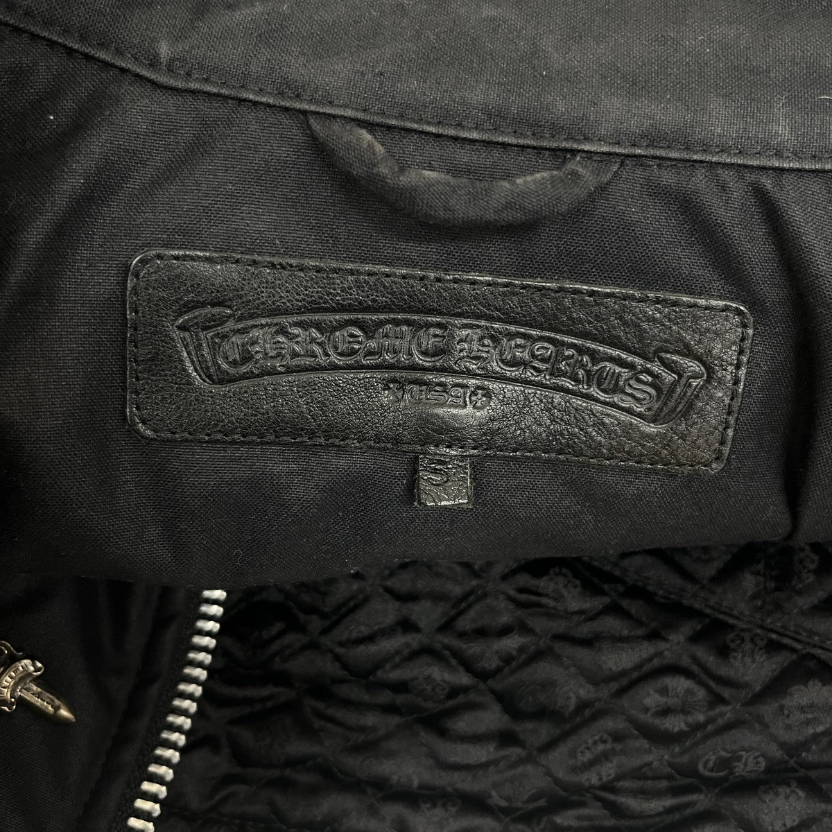 CHROME HEARTS Police man jacketジップブルゾン 古着・中古-6枚目のアイテム画像