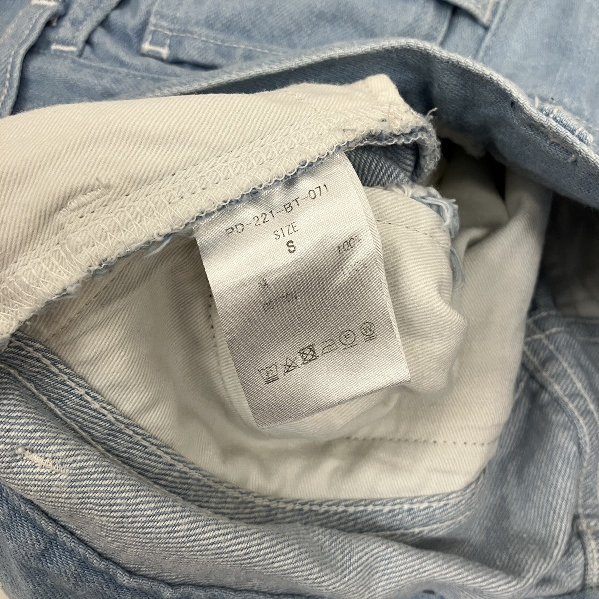 PHINGERIN デニムパンツPD-221-BT-071 古着・中古-5枚目のアイテム画像